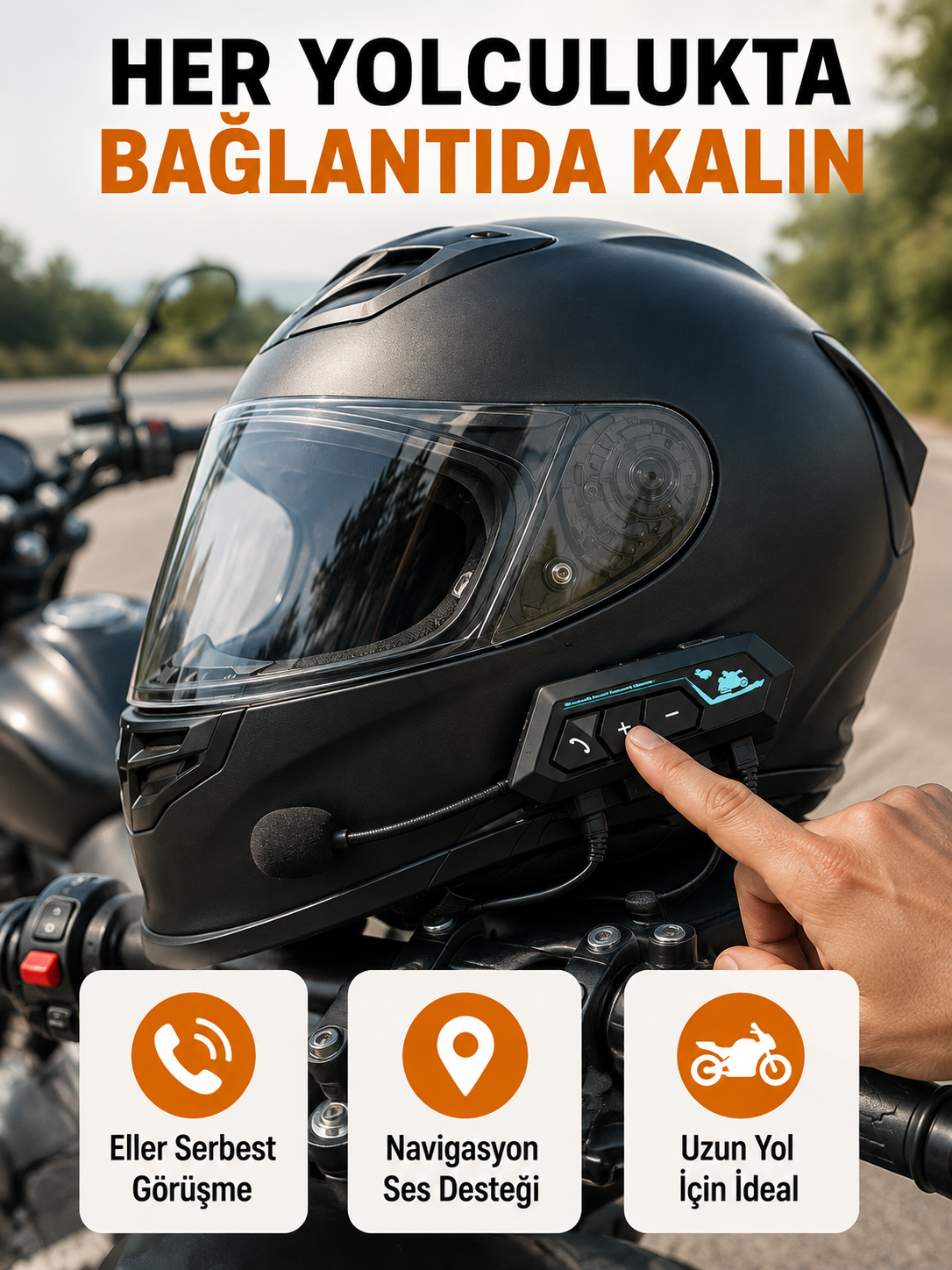 BT22 Kask Bluetooth Kulaklık 5.0 – Suya Dayanıklı, Gürültü Önleyici, Uzun Pil Ömürlü Yeni Nesil - Lisinya BT22 Kask Bluetooth Kulaklık 5.0 – Suya Dayanıklı, Gürültü Önleyici, Uzun Pil Ömürlü Yeni Nesil - Lisinya