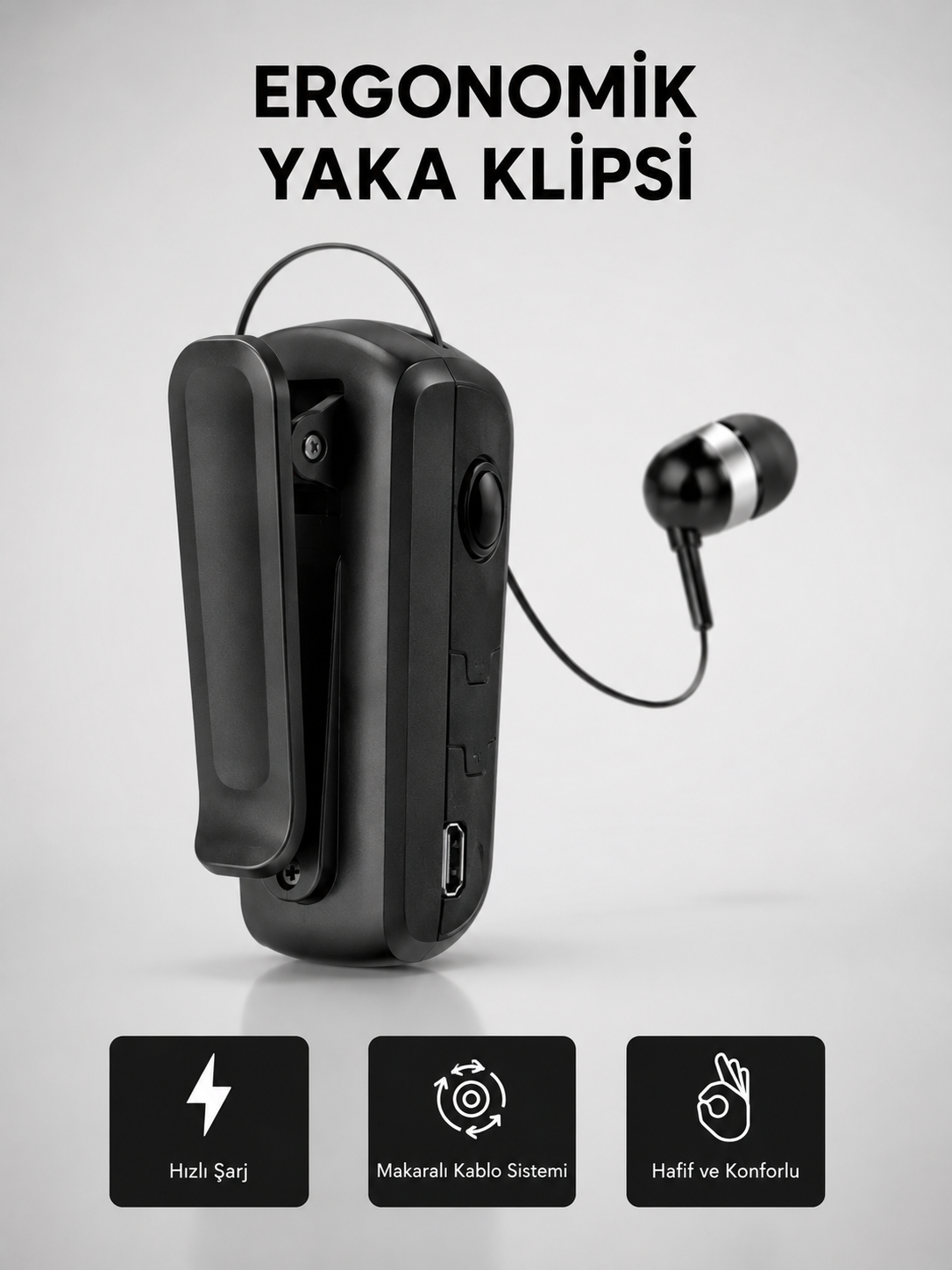 Kablosuz Bluetooth Kulaklık – Gürültü Önleyici, Uzun Pil Ömürlü, Çift Cihaz Bağlantılı - Lisinya