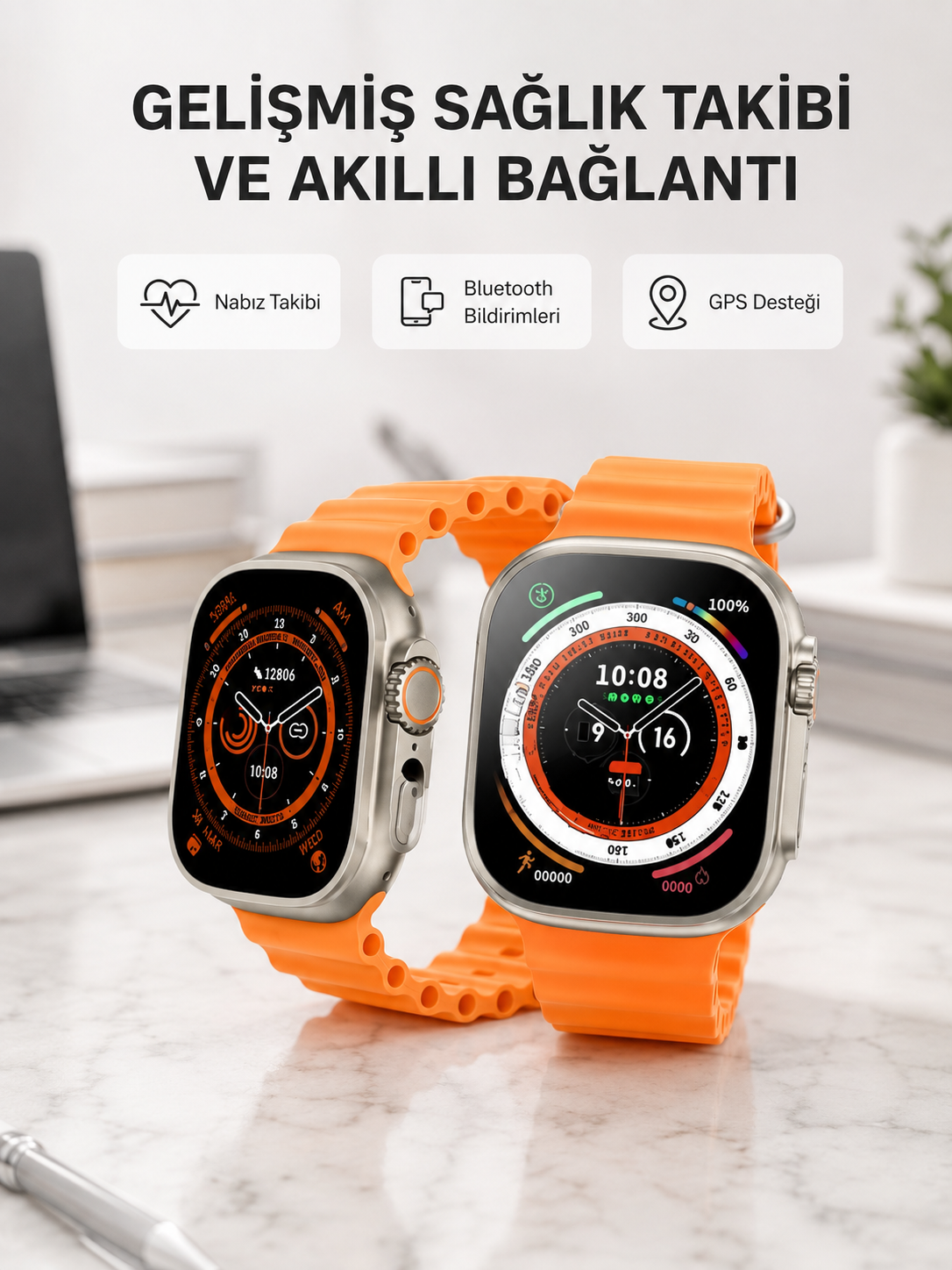 Kordonlu Akıllı Saat – Sesli Görüşme, GPS, Nabız ve Uyku Takibi - Lisinya Kordonlu Akıllı Saat – Sesli Görüşme, GPS, Nabız ve Uyku Takibi - Lisinya