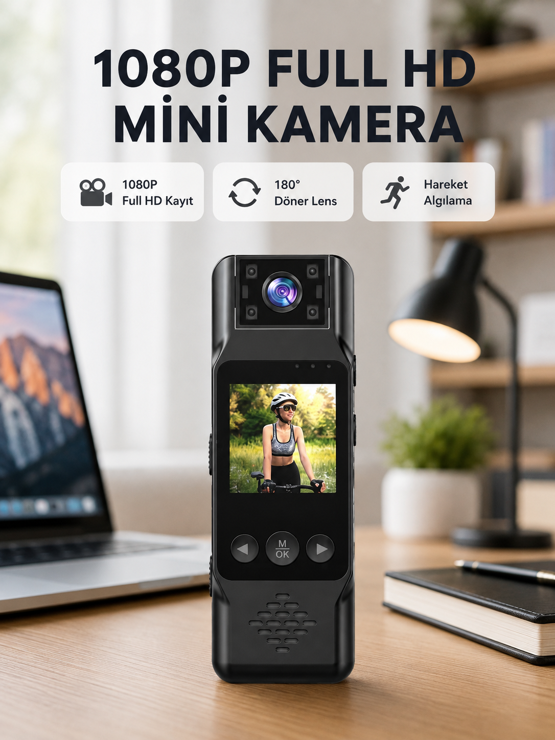 180 Derece Dönebilen Mini Kamera Full HD TFT Ekran Hareket Sensörlü (Kopya) - Lisinya 180 Derece Dönebilen Mini Kamera Full HD TFT Ekran Hareket Sensörlü (Kopya) - Lisinya