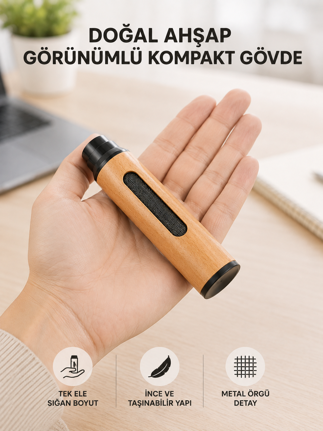 Mini Taşınabilir Küllük 3 Farklı Uç Seçenekli Ahşap Görünümlü Pratik Kullanım - Lisinya Mini Taşınabilir Küllük 3 Farklı Uç Seçenekli Ahşap Görünümlü Pratik Kullanım - Lisinya