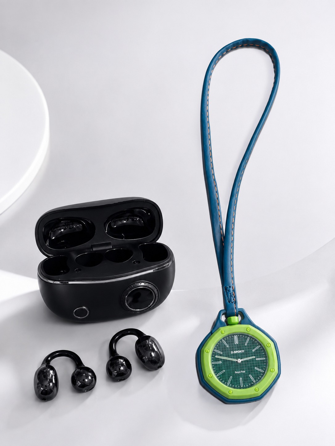Yeşil Çanta Charm Saat ve Kablosuz Bluetooth Kulaklık İkili Kampanya Seti Günlük Kullanım - Lisinya Yeşil Çanta Charm Saat ve Kablosuz Bluetooth Kulaklık İkili Kampanya Seti Günlük Kullanım - Lisinya