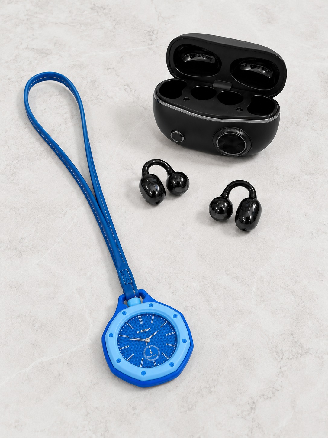 Kablosuz Kulaklık Mavi Çanta Aksesuar Saati Kampanyalı Müzik ve Günlük Kullanım Seti - Lisinya Kablosuz Kulaklık Mavi Çanta Aksesuar Saati Kampanyalı Müzik ve Günlük Kullanım Seti - Lisinya