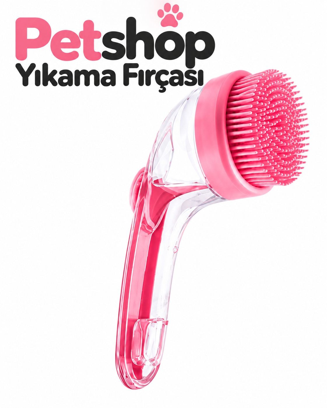 Şampuan Hazneli Silikon Pet Yıkama - Lisinya