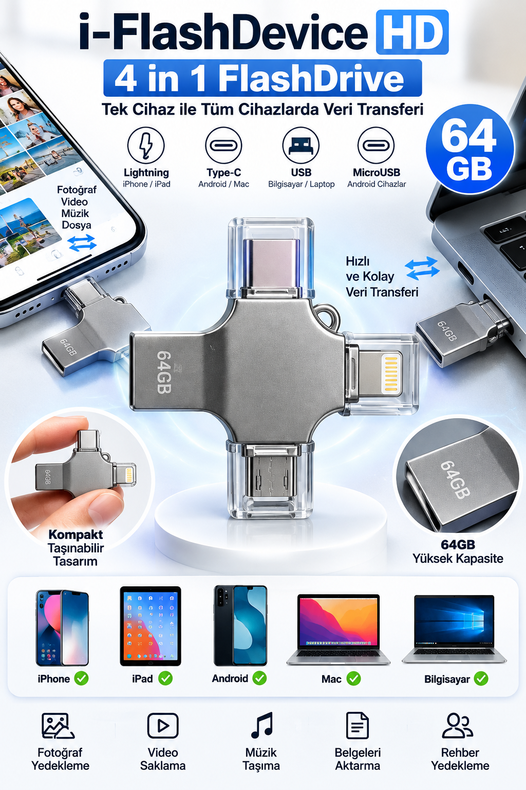 64 GB FLASH BELLEK - Lisinya 64 GB FLASH BELLEK - Lisinya