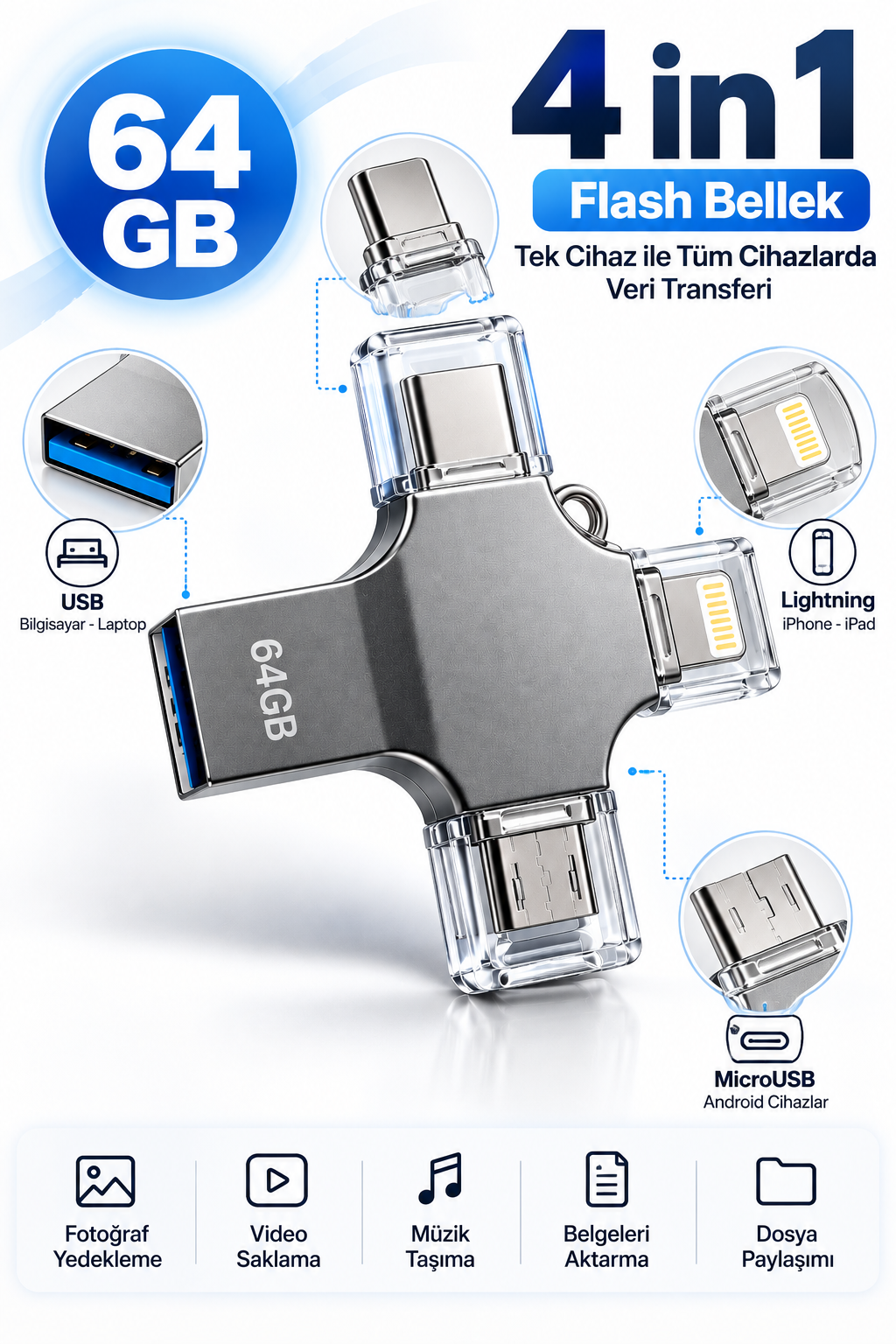 64 GB FLASH BELLEK - Lisinya 64 GB FLASH BELLEK - Lisinya