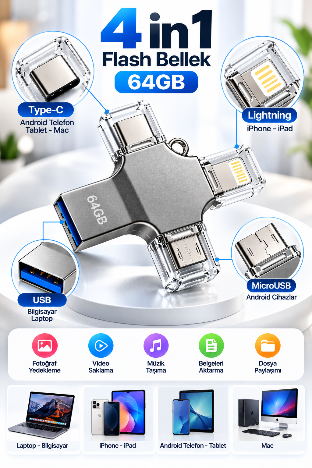 64 GB FLASH BELLEK - Lisinya 64 GB FLASH BELLEK - Lisinya