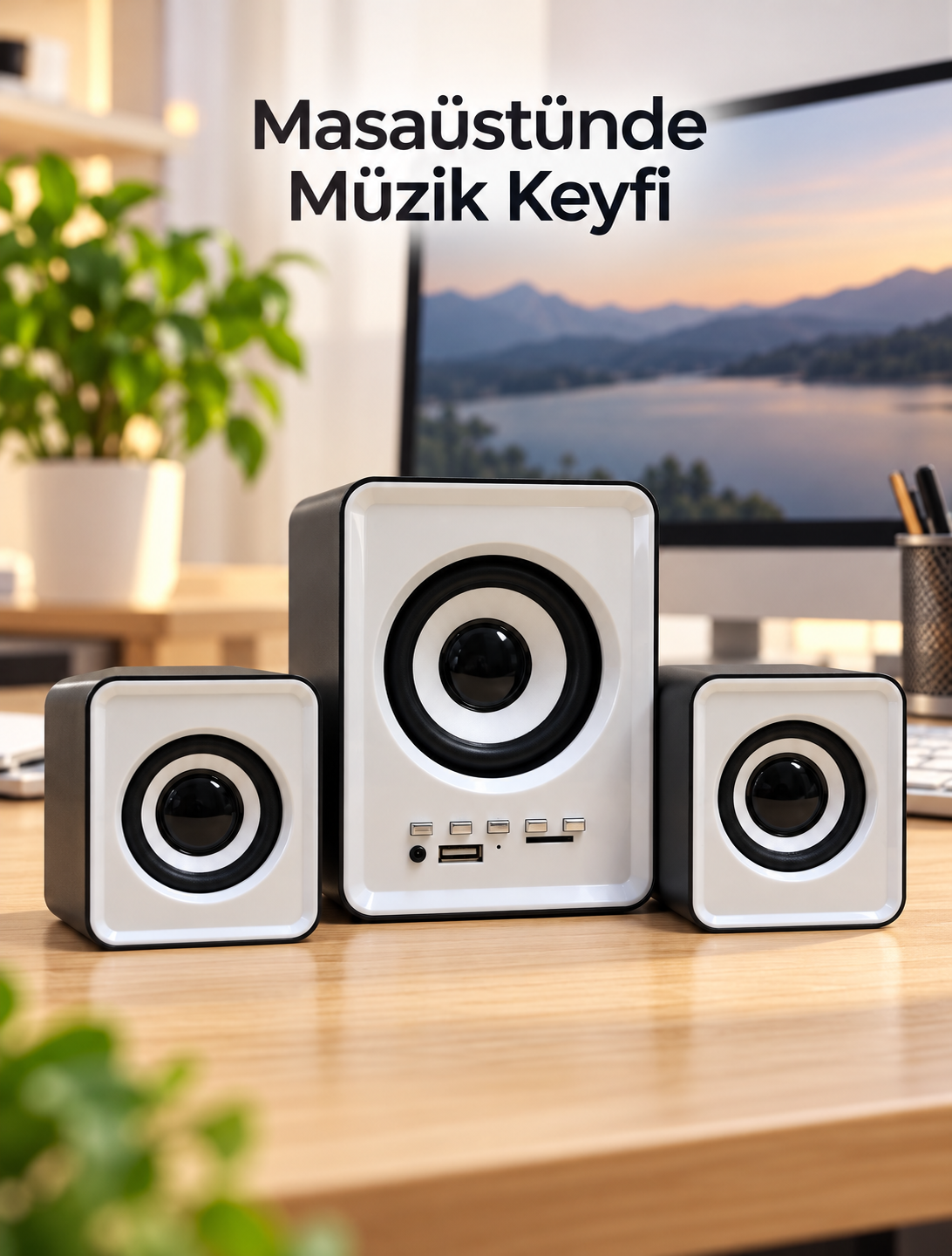 USB Beslemeli Bluetooth Bilgisayar Ses Sistemi - Lisinya
