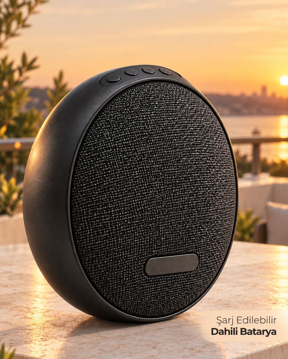 Dahili Bataryalı Kablosuz Hoparlör Bluetooth Bağlantısı ve TWS Stereo Desteği - Lisinya
