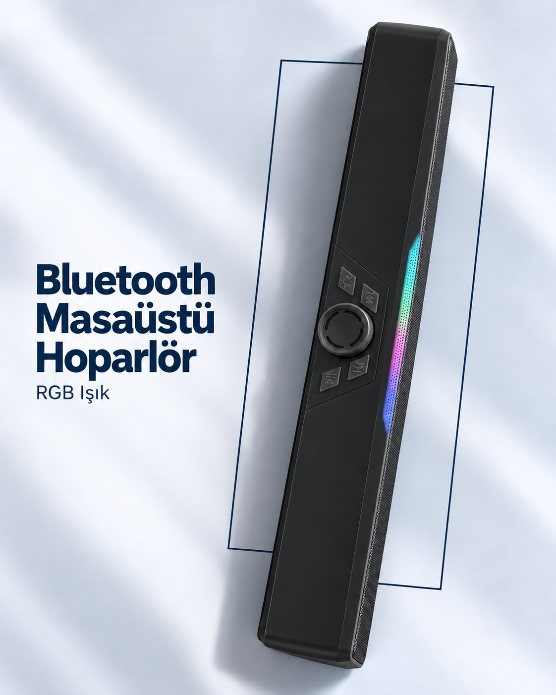 Monitör Altı Kullanıma Uygun Şarj Edilebilir Bluetooth Soundbar Hoparlör Siyah - Lisinya Monitör Altı Kullanıma Uygun Şarj Edilebilir Bluetooth Soundbar Hoparlör Siyah - Lisinya