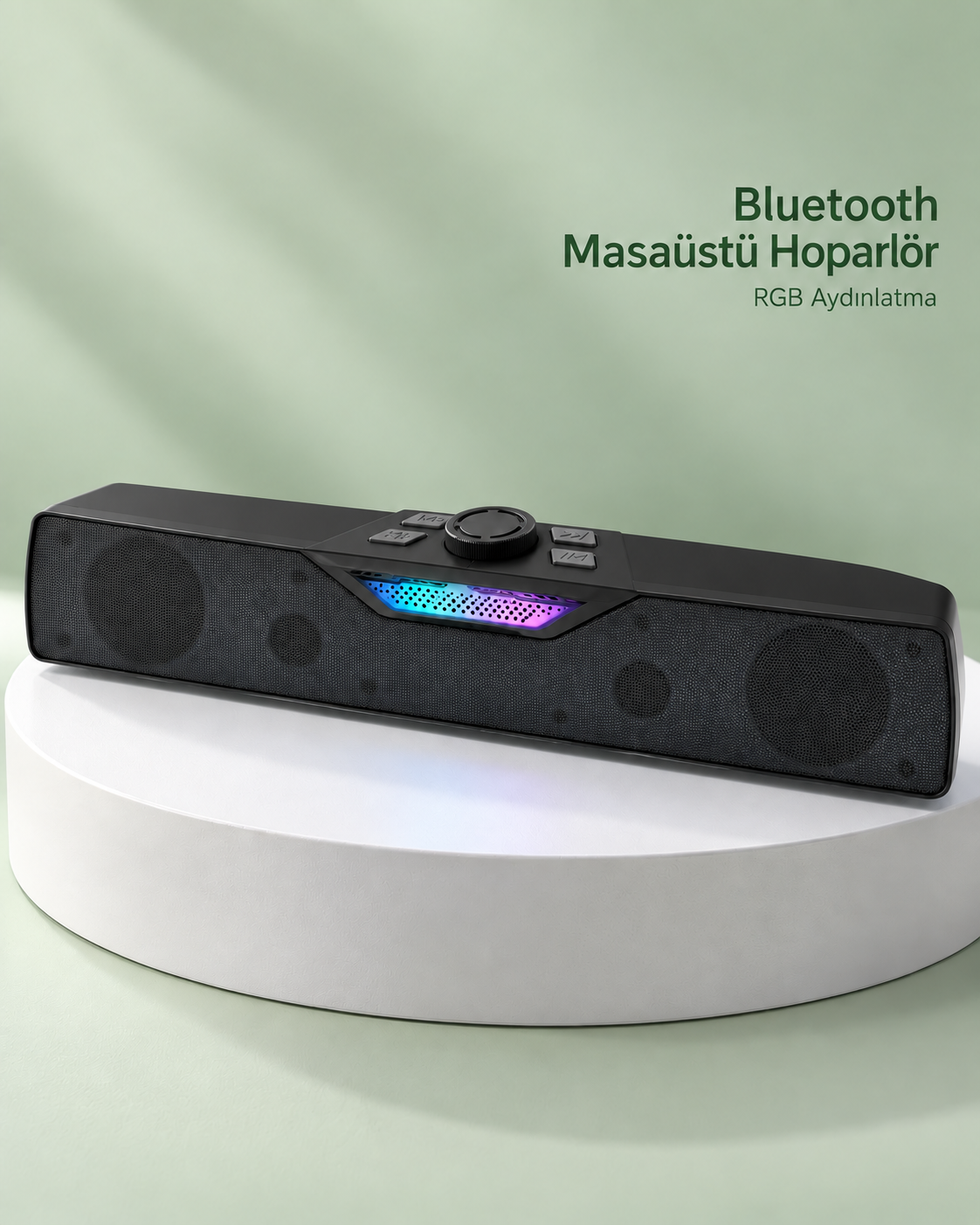 Kablosuz Müzik Dinleme Bluetooth Hoparlör RGB Aydınlatmalı Siyah - Lisinya Kablosuz Müzik Dinleme Bluetooth Hoparlör RGB Aydınlatmalı Siyah - Lisinya