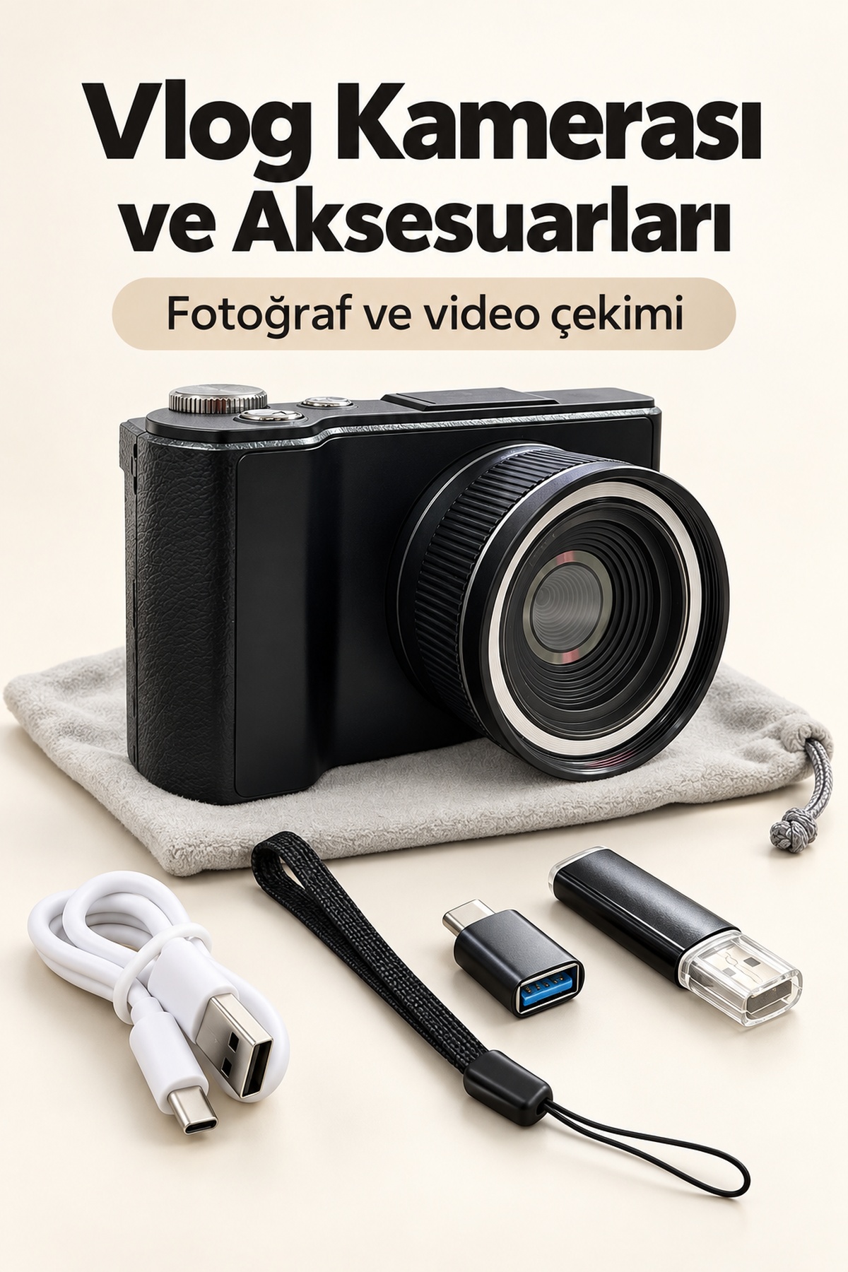 Otomatik Odaklamalı Dijital Fotoğraf Makinesi 4K Video ve Fotoğraf Çekimi - Lisinya Otomatik Odaklamalı Dijital Fotoğraf Makinesi 4K Video ve Fotoğraf Çekimi - Lisinya
