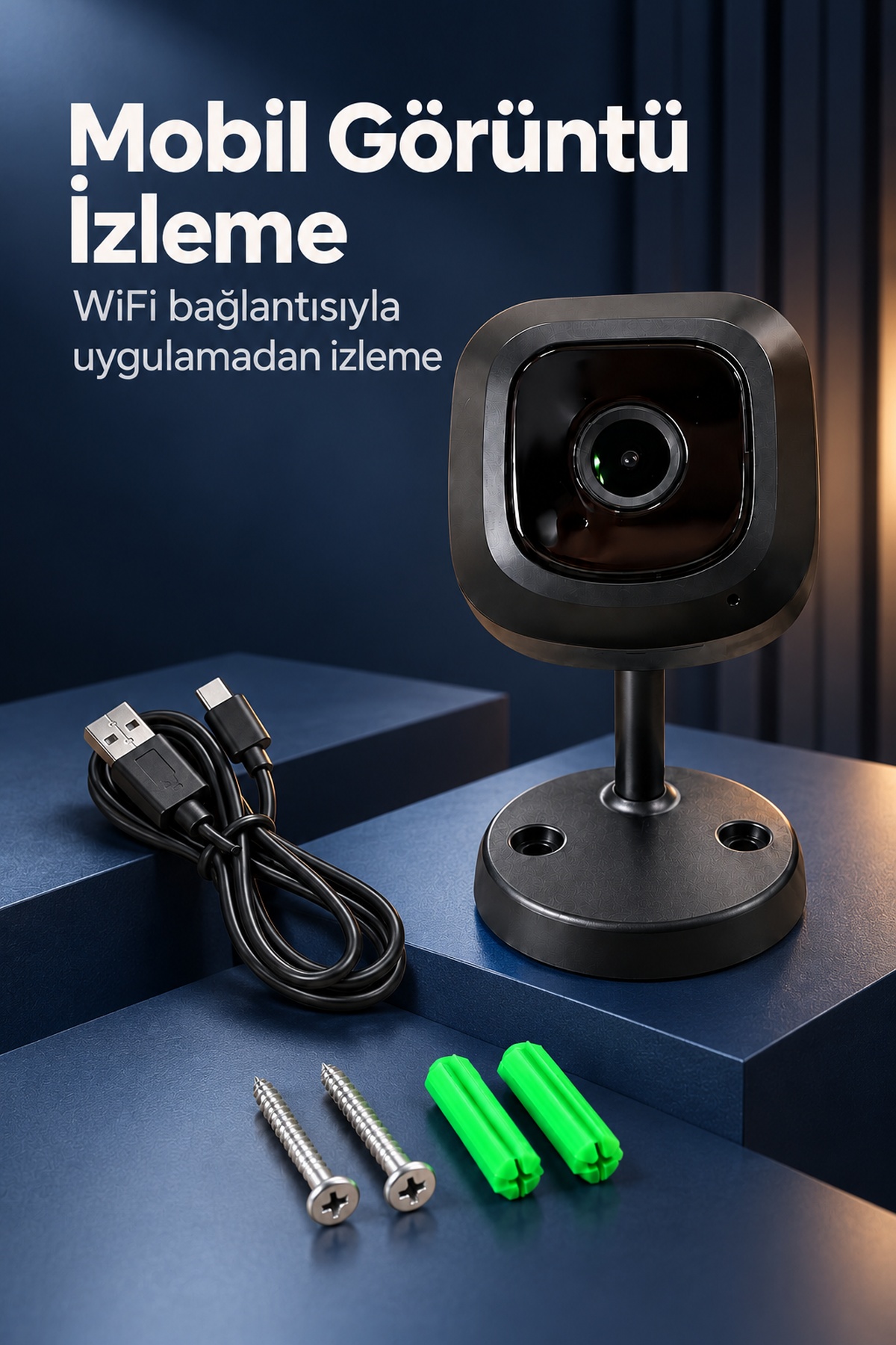 Mobil Uygulama Destekli WiFi Güvenlik Kamerası - Lisinya