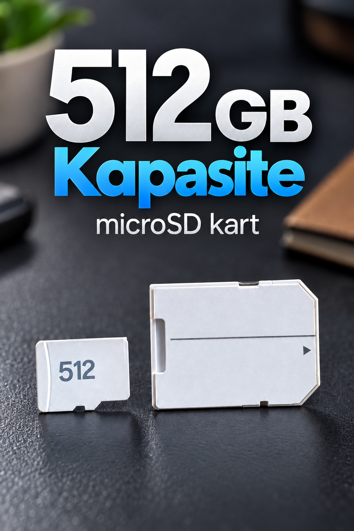 512 GB Bellek Kartı MicroSD ve SD Adaptör - Lisinya 512 GB Bellek Kartı MicroSD ve SD Adaptör - Lisinya