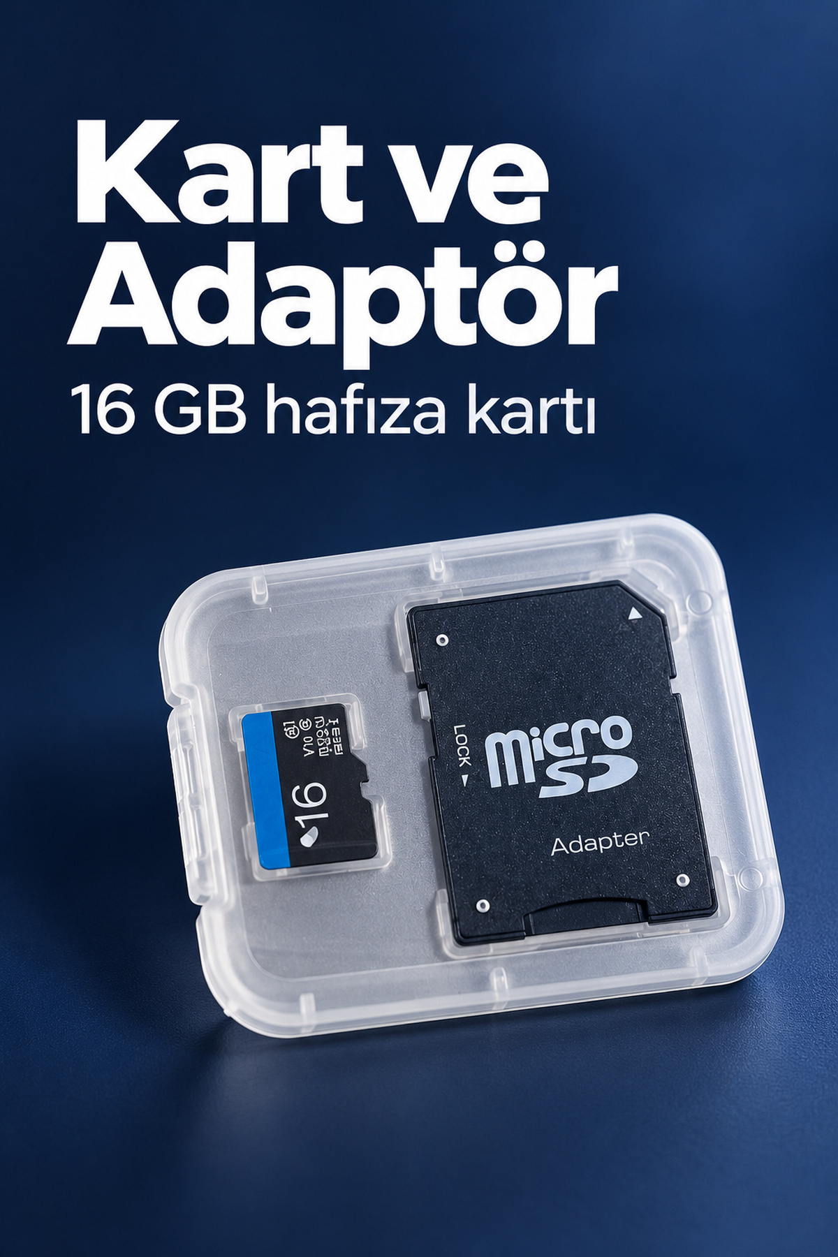 16 GB MicroSD Kart ve SD Adaptör Seti - Lisinya 16 GB MicroSD Kart ve SD Adaptör Seti - Lisinya