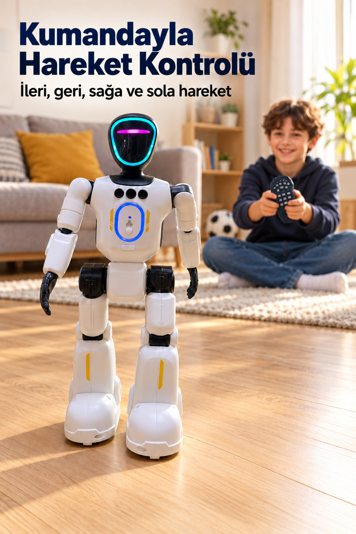 Programlanabilir Robot Oyuncak Kumandayla Komut Kaydetme Özellikli - Lisinya