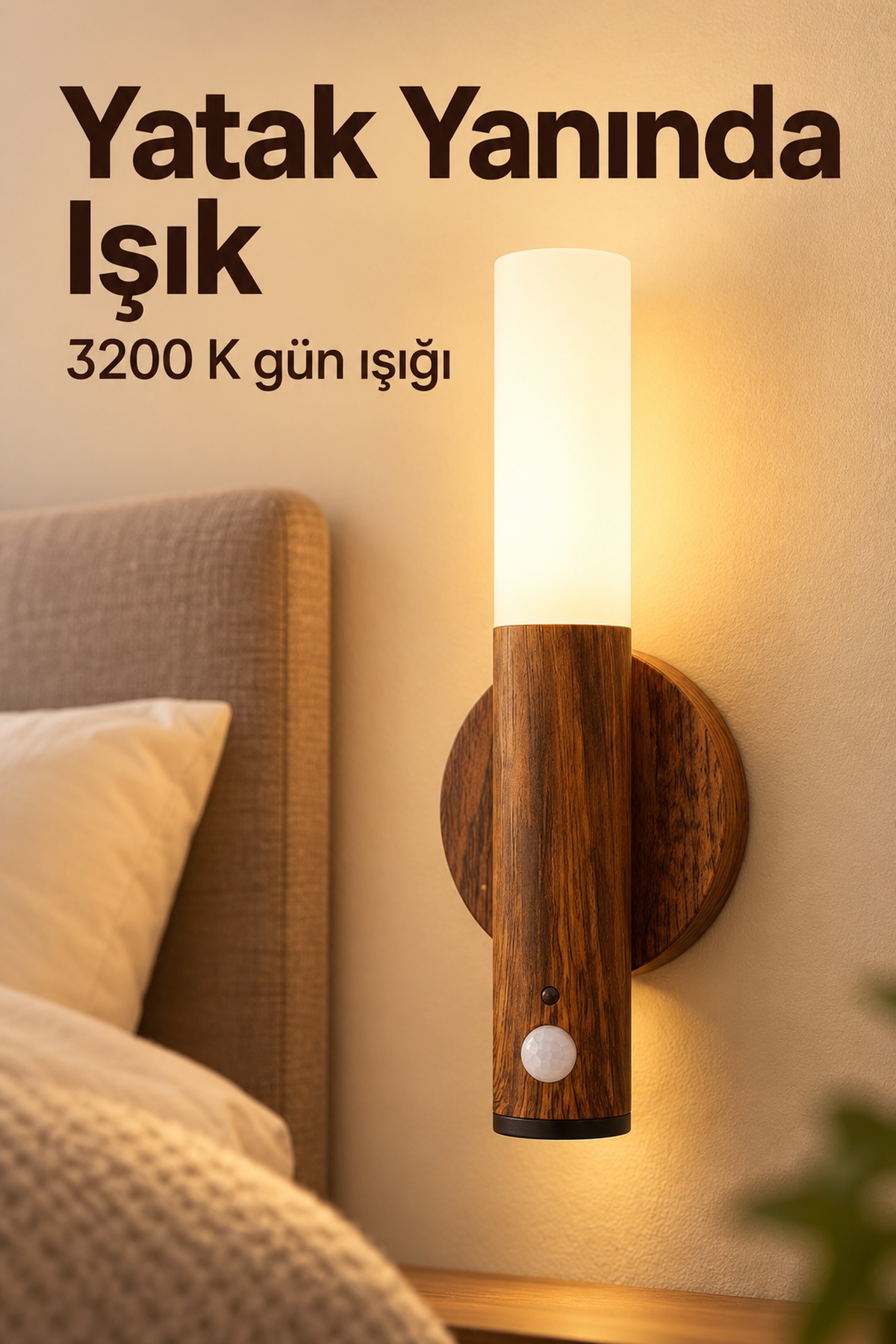 Çift Taraflı Bantlı Şarjlı LED Duvar Lambası - Lisinya Çift Taraflı Bantlı Şarjlı LED Duvar Lambası - Lisinya