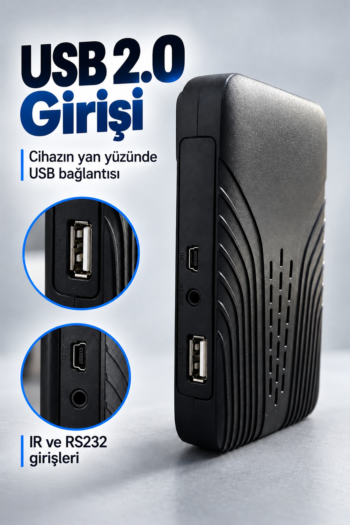 HDMI Kablolu ve Adaptörlü HD Uydu Alıcısı - Lisinya HDMI Kablolu ve Adaptörlü HD Uydu Alıcısı - Lisinya