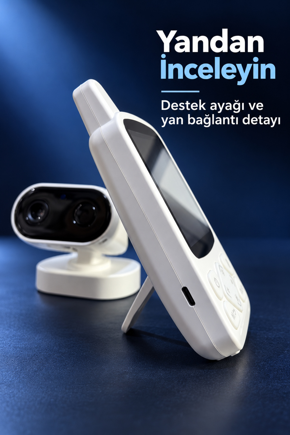 Gece Görüşlü Bebek Kamerası ve Ebeveyn Ekranı Seti - Lisinya