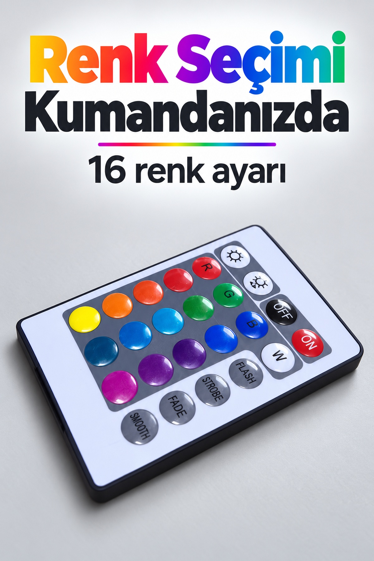 Uzaktan Kumandalı RGB LED Ampul - Lisinya Uzaktan Kumandalı RGB LED Ampul - Lisinya