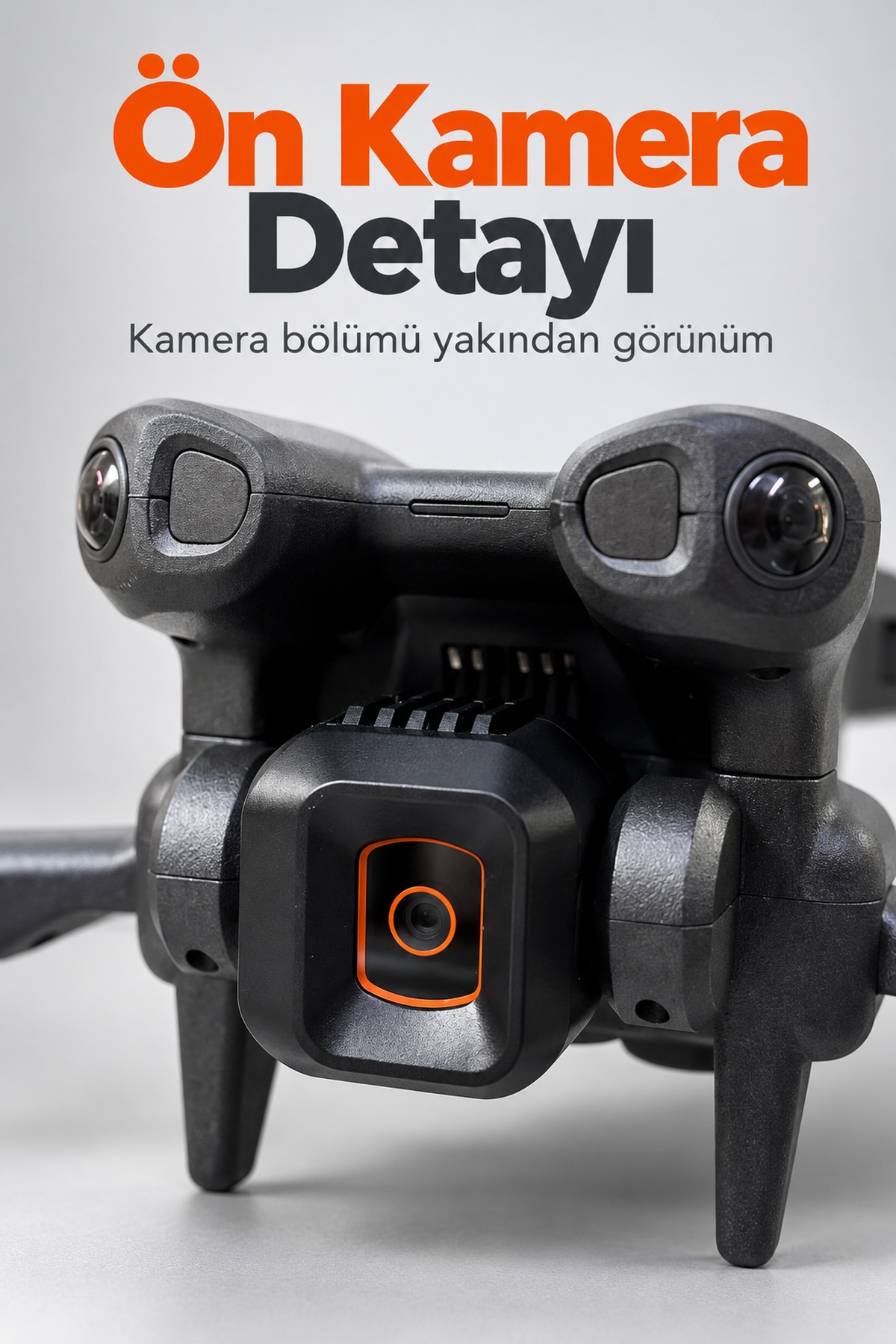 Kameralı Drone Katlanır Gövde ve Yedek Pervane Seti - Lisinya