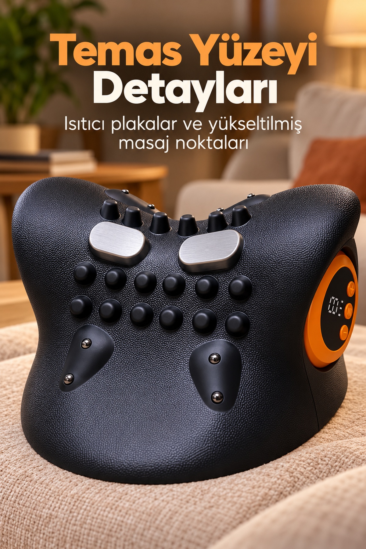 Boyun Masaj Aleti Üç Kademeli Isıtma Özellikli - Lisinya Boyun Masaj Aleti Üç Kademeli Isıtma Özellikli - Lisinya