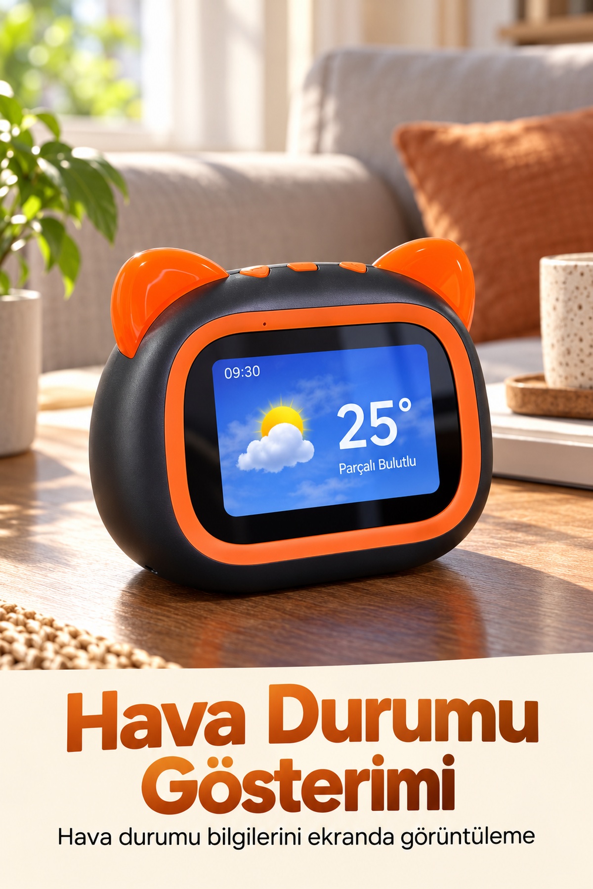 Ekranlı Bluetooth Hoparlör RGB Ortam Işığı Özellikli - Lisinya