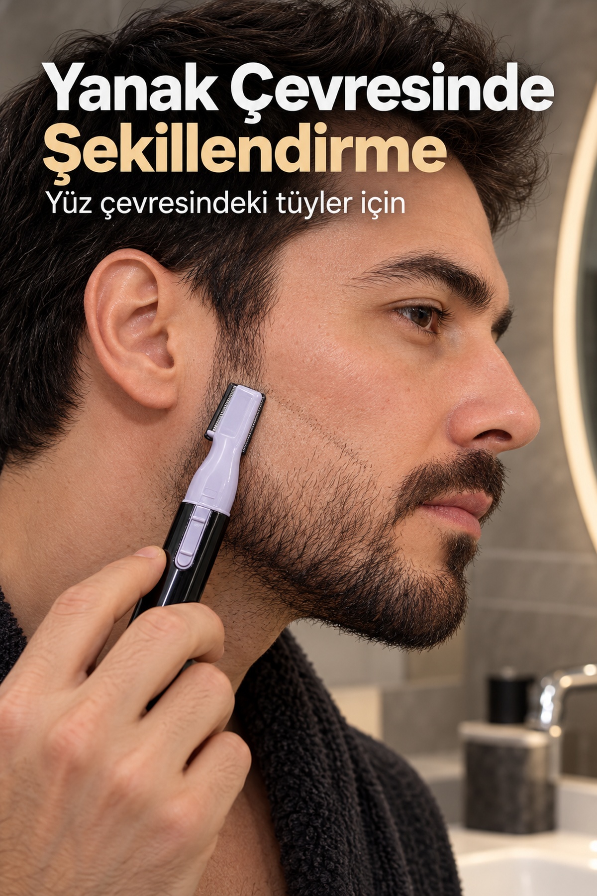Sakal Şekillendirme ve Bıyık Kaş Düzeltme Cihazı - Lisinya