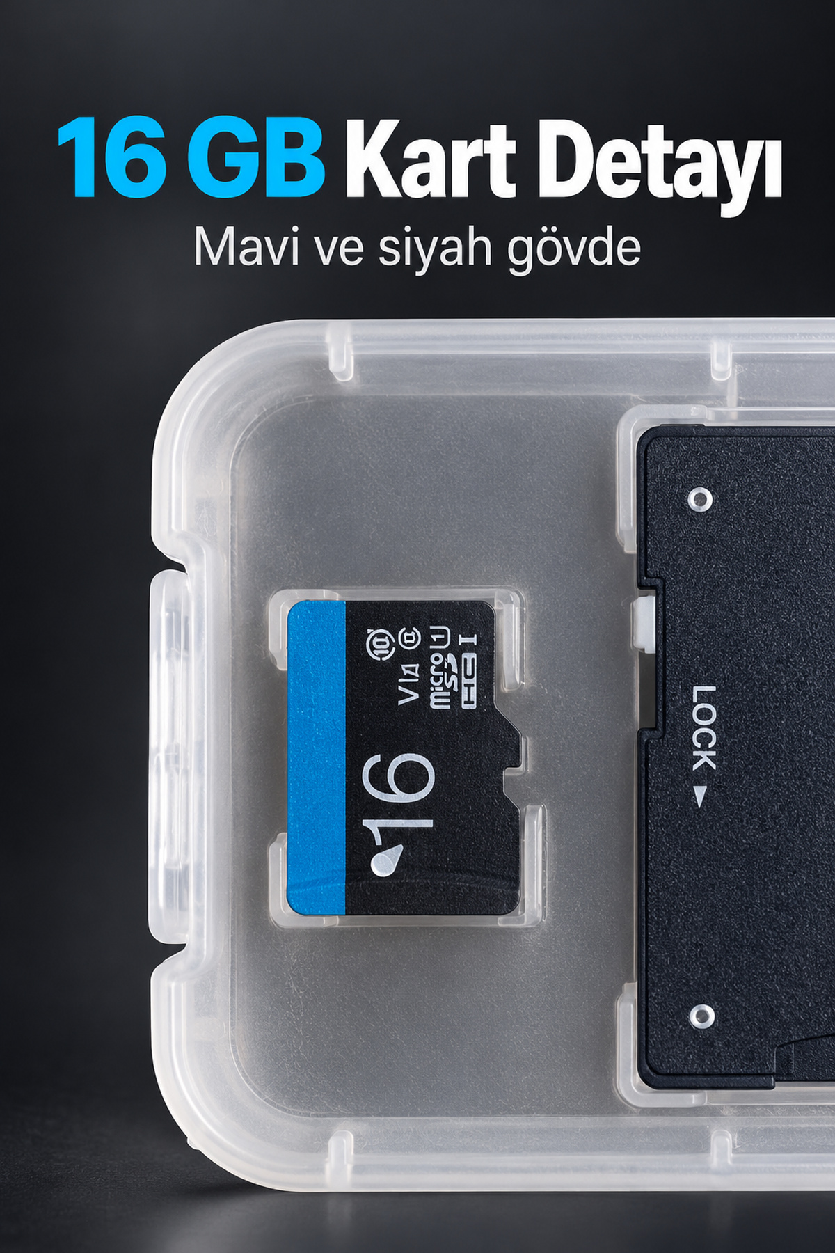 16 GB MicroSD Kart ve SD Adaptör Seti - Lisinya 16 GB MicroSD Kart ve SD Adaptör Seti - Lisinya