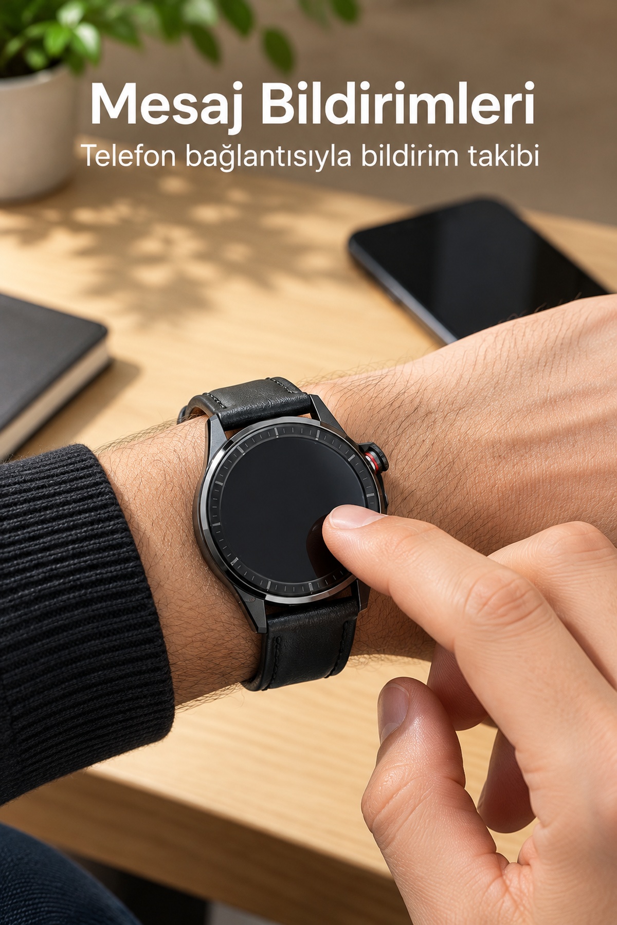 Adım Sayar Özellikli Dokunmatik Ekranlı Şarjlı Akıllı Saat - Lisinya Adım Sayar Özellikli Dokunmatik Ekranlı Şarjlı Akıllı Saat - Lisinya