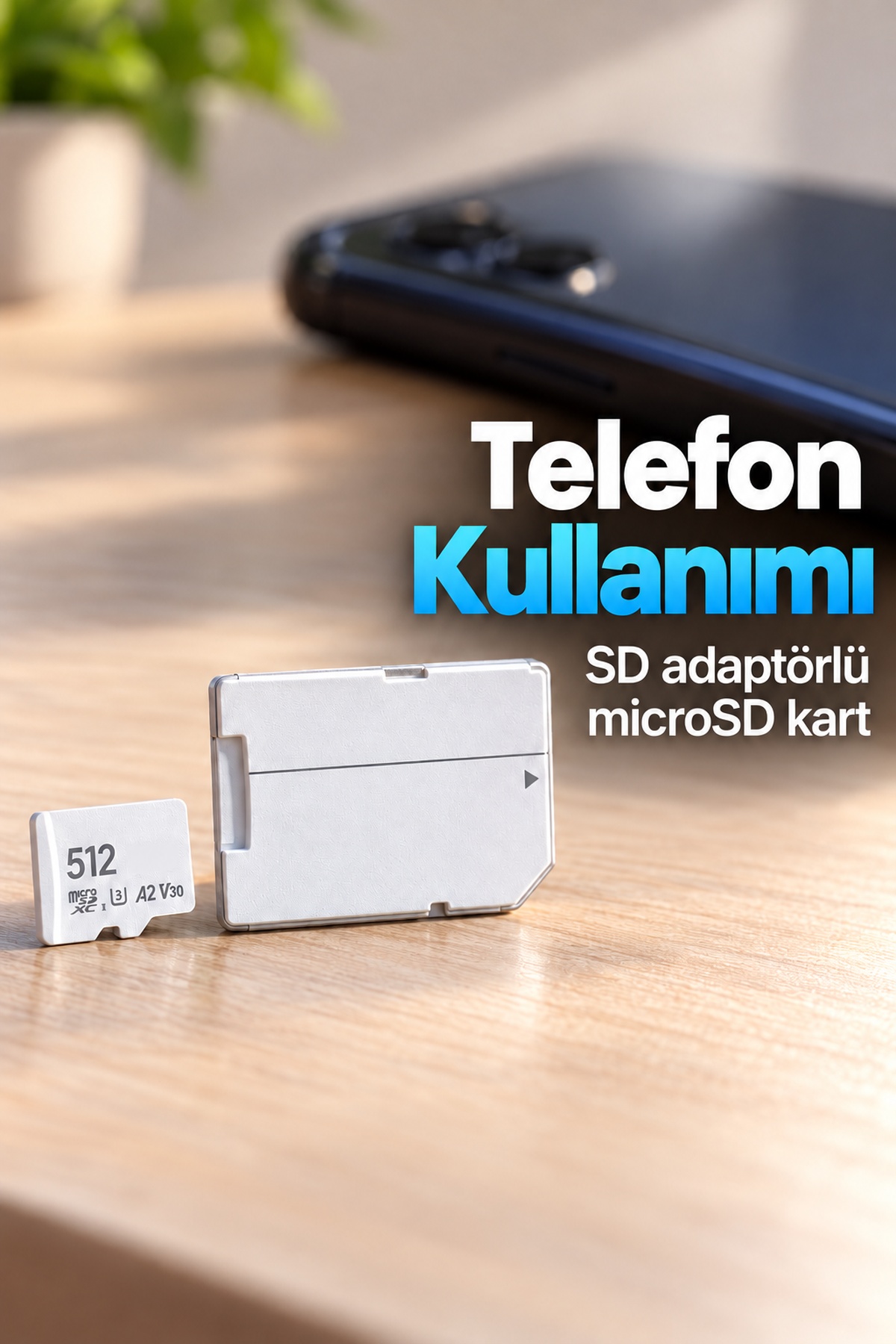SD Adaptörlü MicroSD Kart 160 MB/s Aktarım Hızı - Lisinya SD Adaptörlü MicroSD Kart 160 MB/s Aktarım Hızı - Lisinya