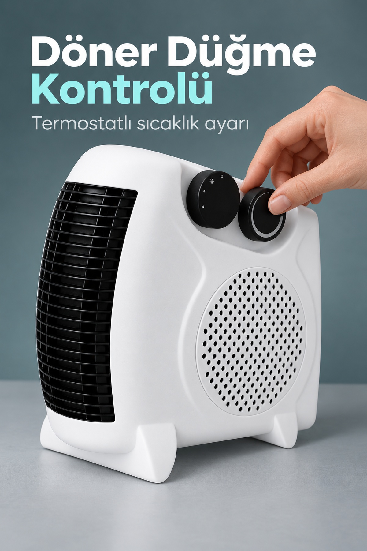 Termostatlı Fanlı Isıtıcı Çift Düğmeli Kontrol Tasarımı - Lisinya Termostatlı Fanlı Isıtıcı Çift Düğmeli Kontrol Tasarımı - Lisinya