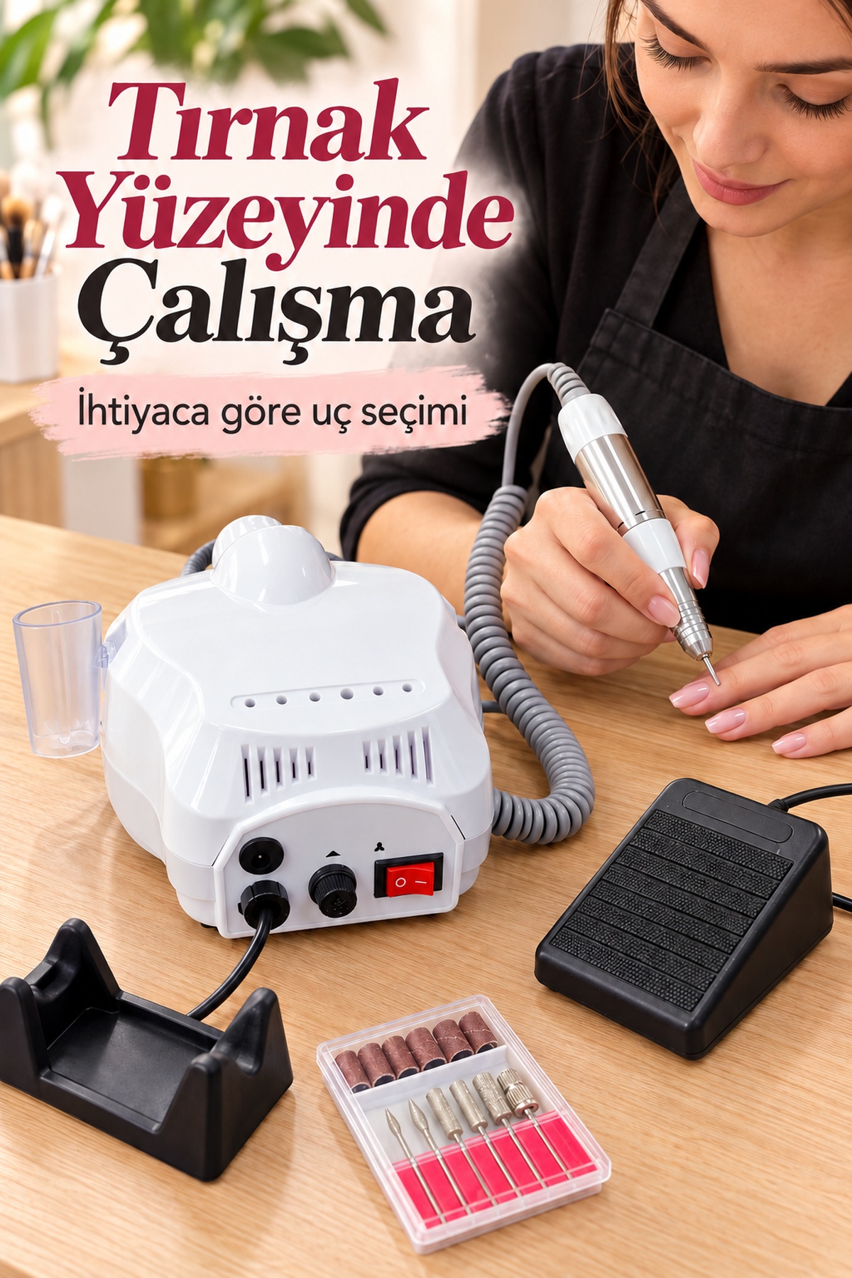 Elektrikli Tırnak Törpüsü El ve Ayak Kumandalı Set - Lisinya