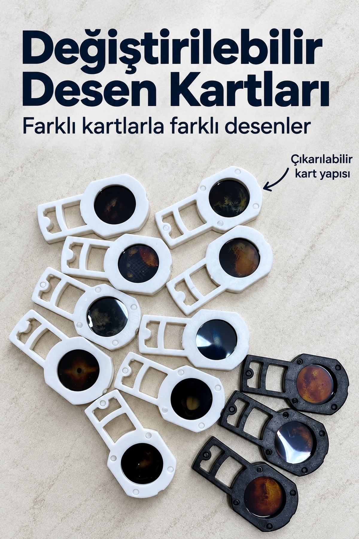 USB Projeksiyon Lambası Değiştirilebilir Desen Kartlı Roket Tasarımlı (Kopya) - Lisinya