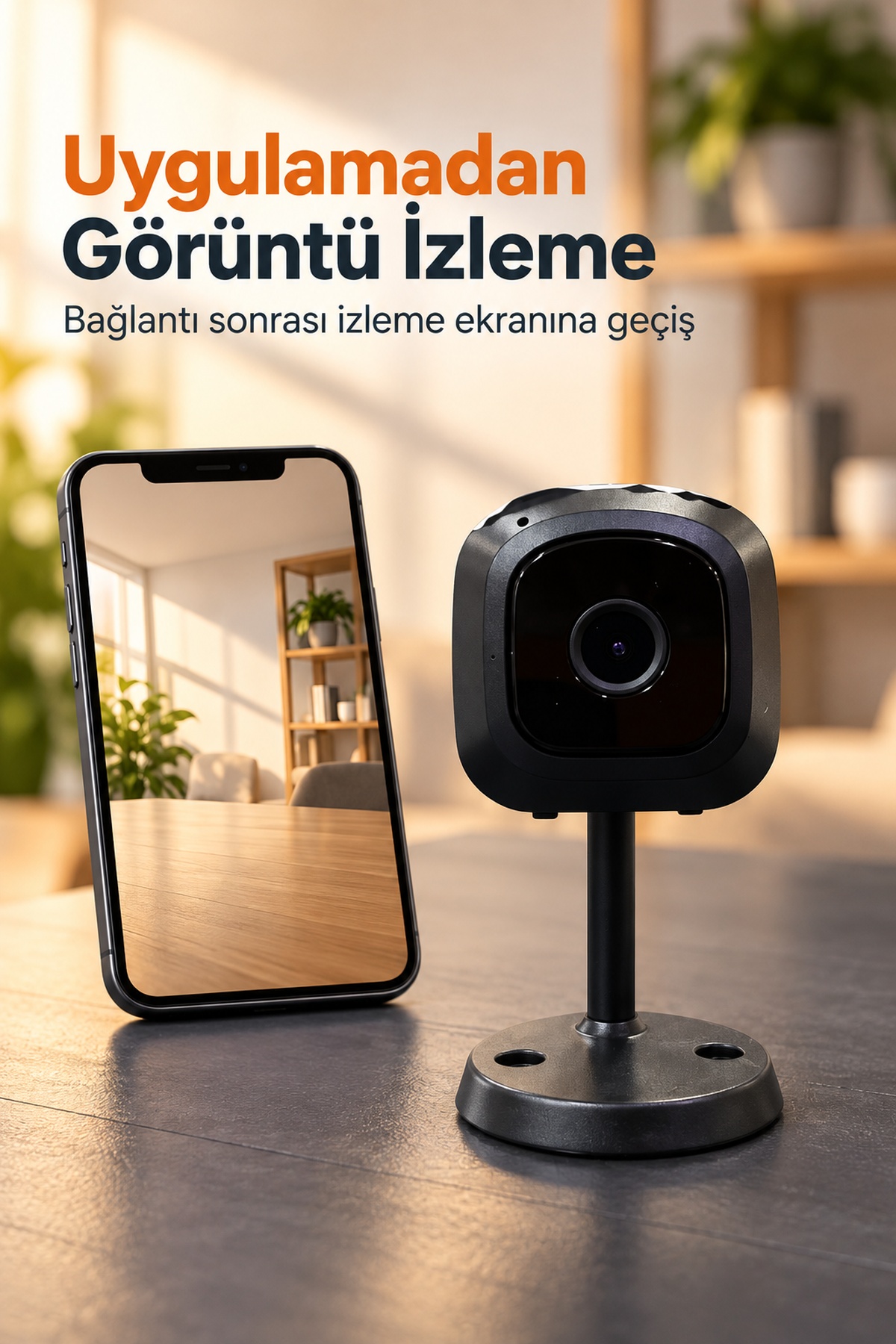 Ayarlanabilir Açılı Standlı Güvenlik Kamerası - Lisinya