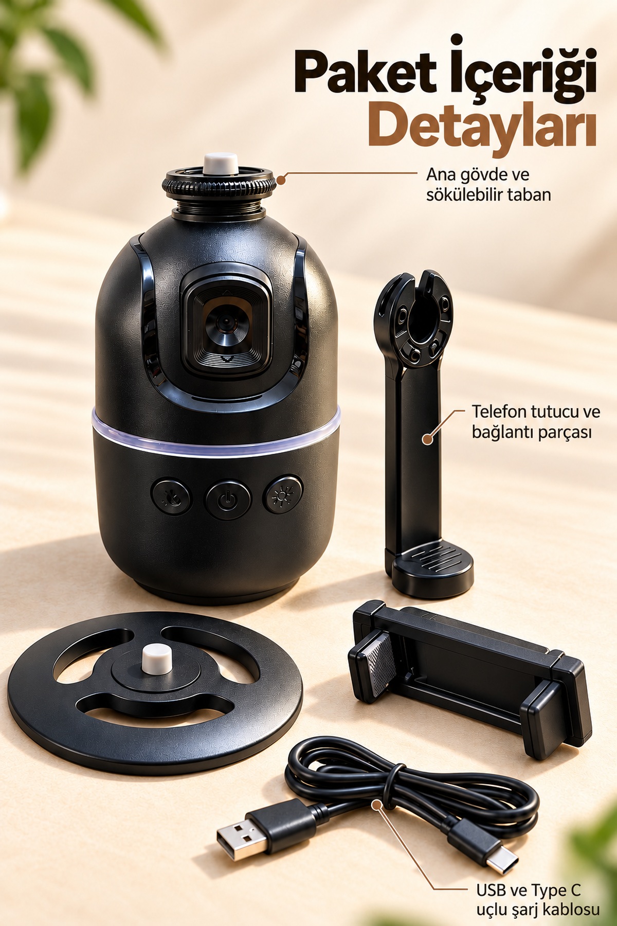 Otomatik Yüz Takipli Telefon Standı Ayarlanabilir Telefon Tutuculu - Lisinya Otomatik Yüz Takipli Telefon Standı Ayarlanabilir Telefon Tutuculu - Lisinya