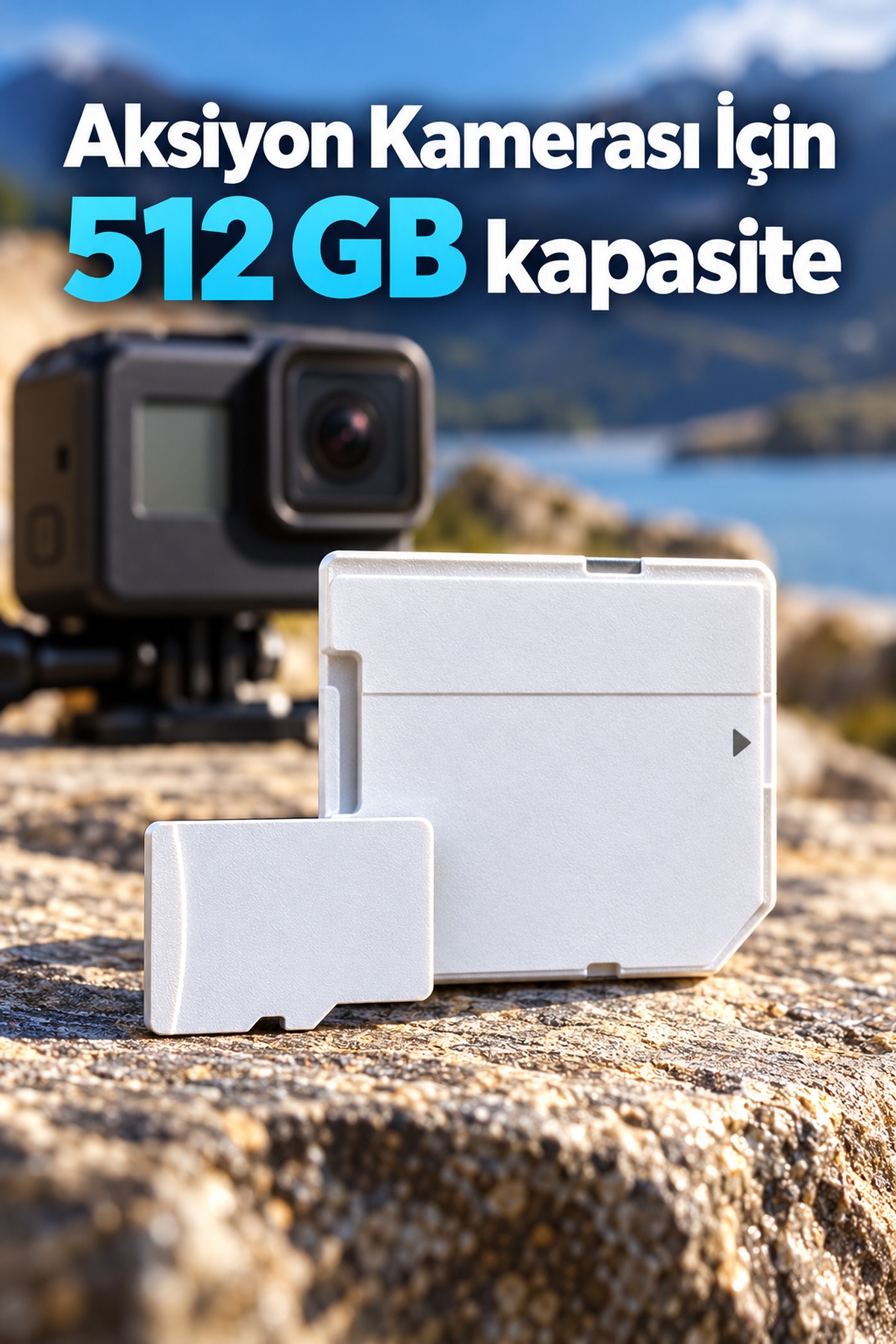 512 GB Bellek Kartı MicroSD ve SD Adaptör - Lisinya