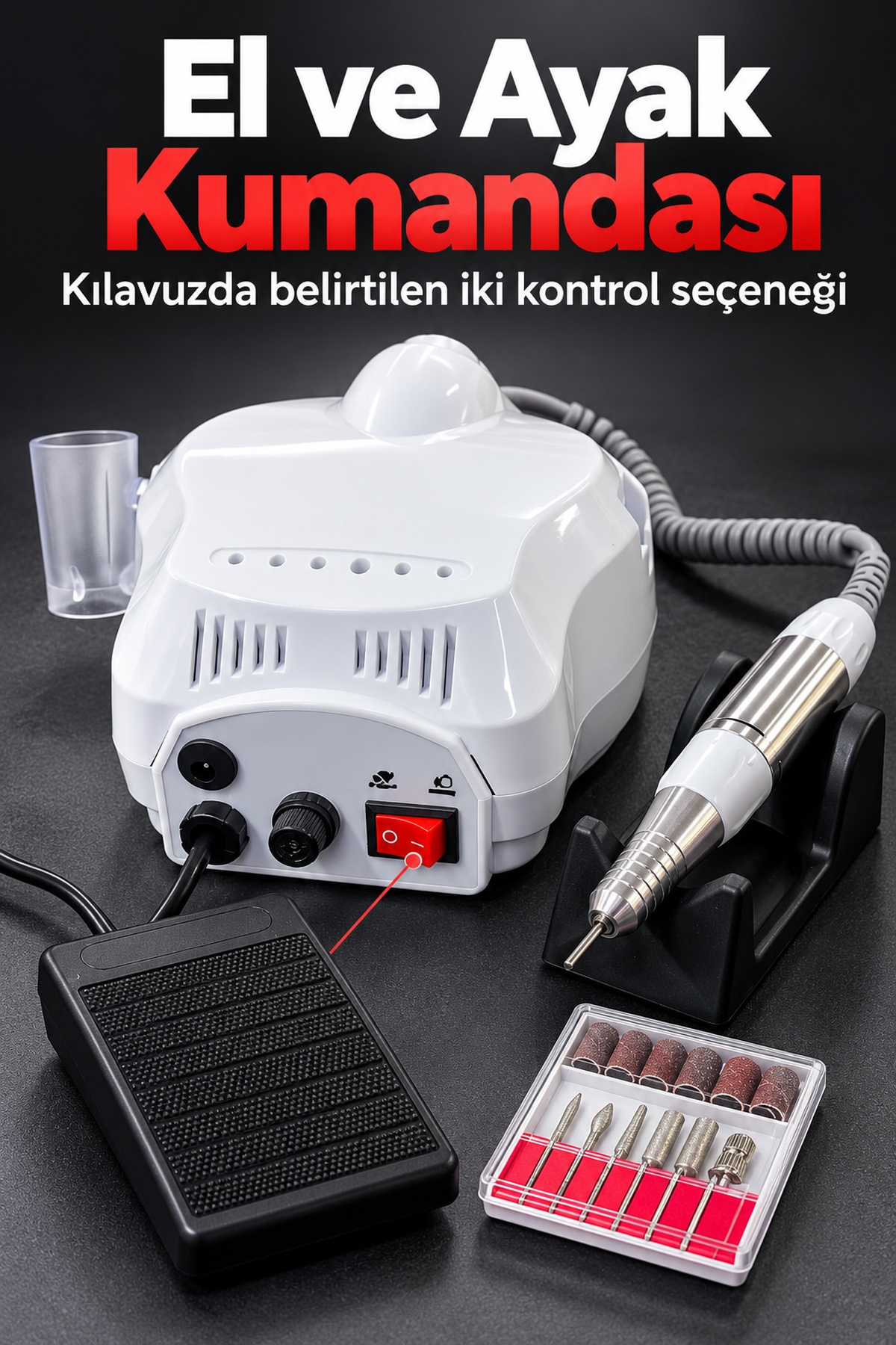 Elektrikli Tırnak Törpüsü El ve Ayak Kumandalı Set - Lisinya Elektrikli Tırnak Törpüsü El ve Ayak Kumandalı Set - Lisinya