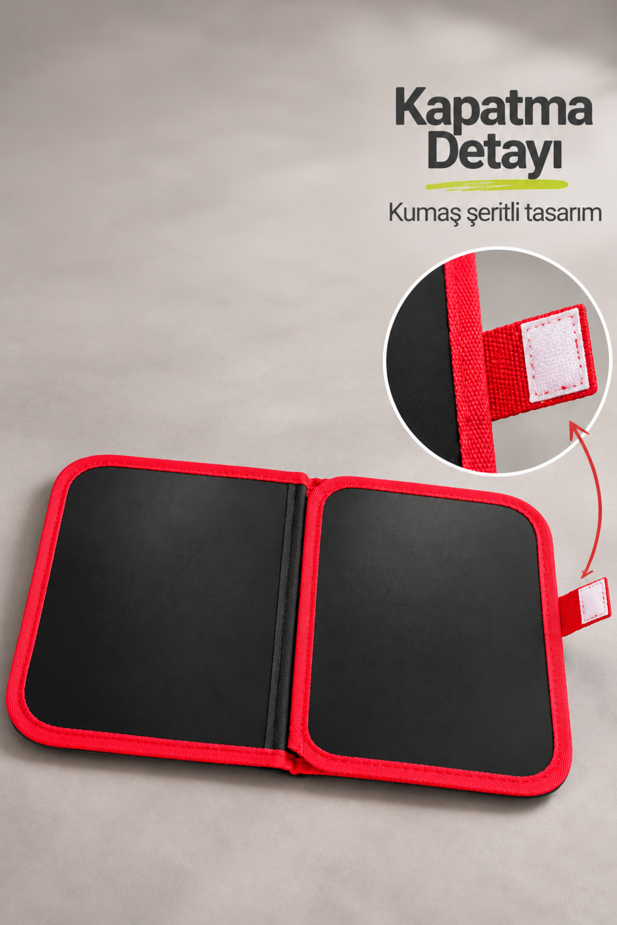 Çizim Kitabı Kumaş Kapatma Şeritli Desenli Kapaklı - Lisinya
