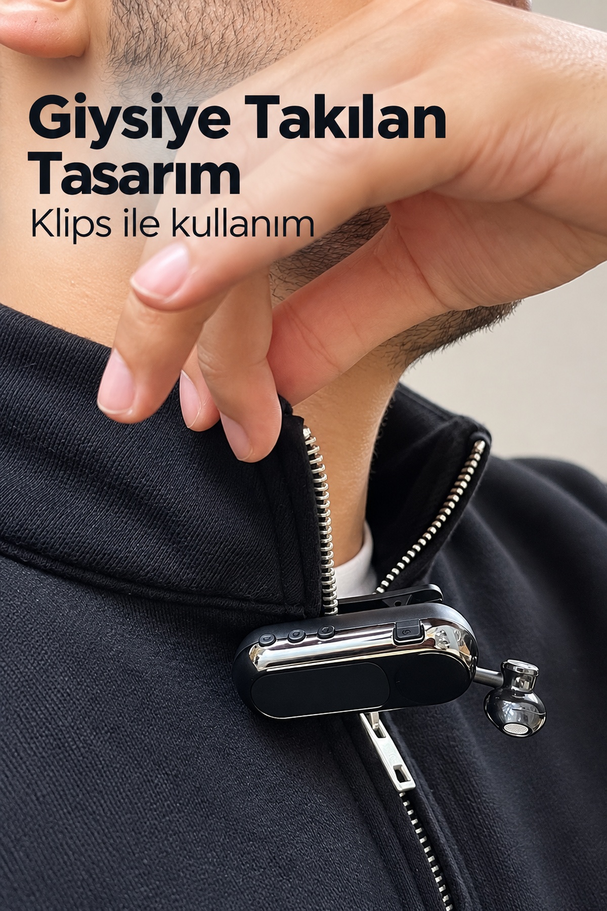 Çağrı Yanıtlama Özellikli Makaralı Tek Kulaklık - Lisinya
