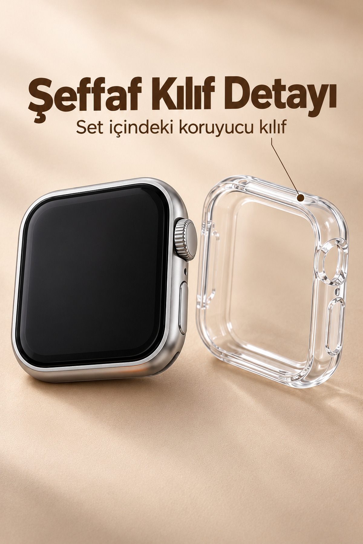 Akıllı Saat Bluetooth Aramalı ve 7 Kordonlu Set - Lisinya Akıllı Saat Bluetooth Aramalı ve 7 Kordonlu Set - Lisinya