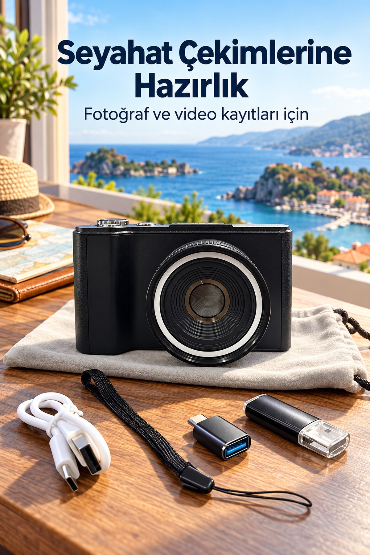 Katlanabilir Ekranlı 4K Vlog Kamerası Otomatik Odaklamalı Dijital Fotoğraf Makinesi - Lisinya Katlanabilir Ekranlı 4K Vlog Kamerası Otomatik Odaklamalı Dijital Fotoğraf Makinesi - Lisinya