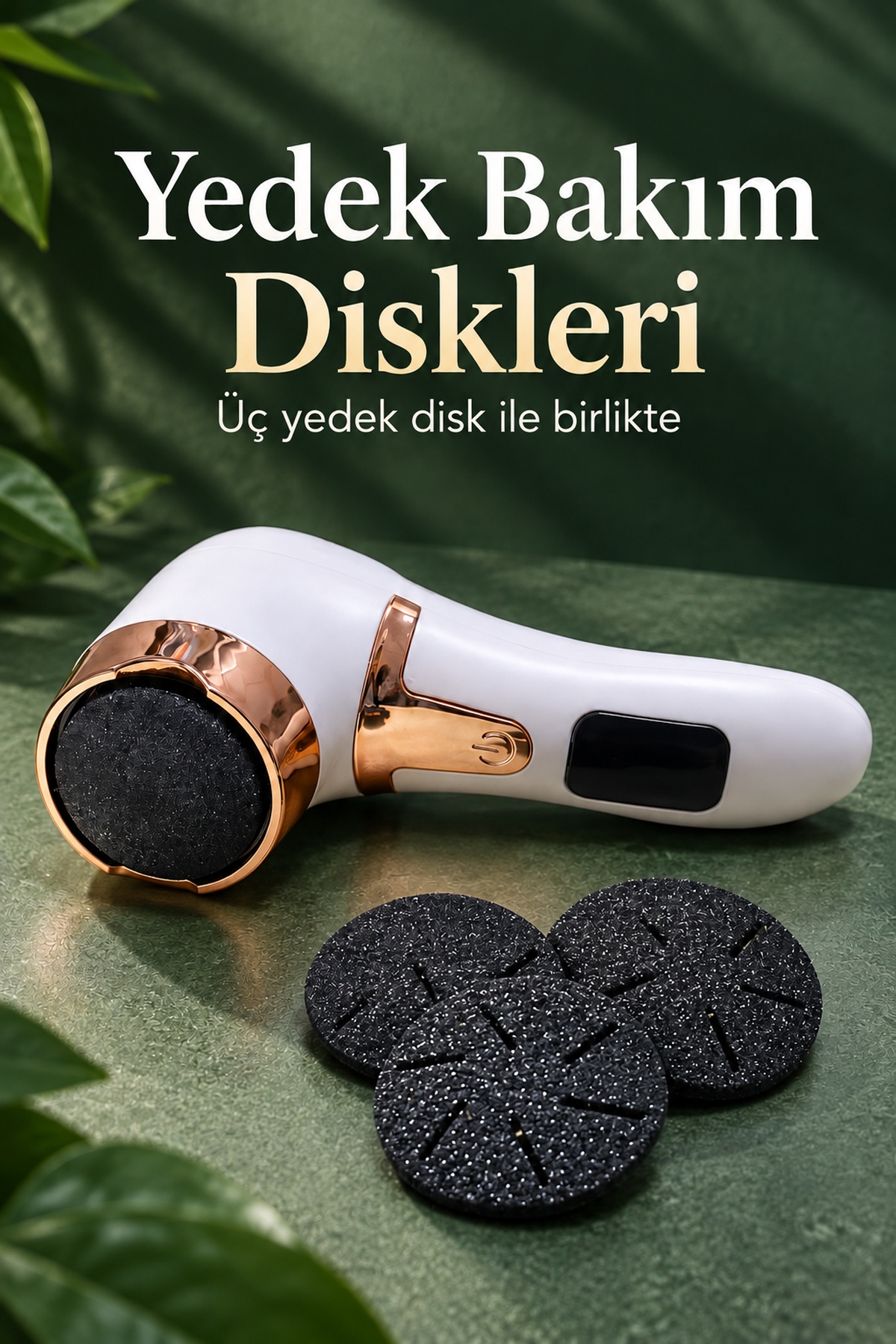 Yuvarlak Başlıklı Elektrikli Ayak ve Topuk Bakım Cihazı - Lisinya