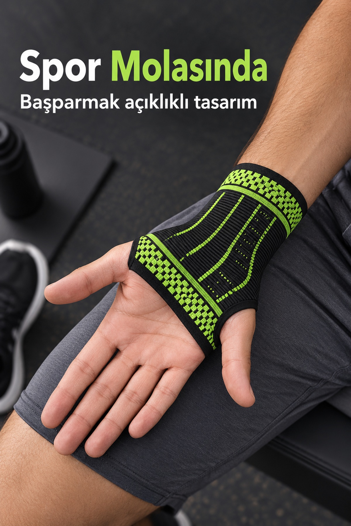 Avuç İçini ve Bileği Saran Örgü Sporcu Bilekliği - Lisinya Avuç İçini ve Bileği Saran Örgü Sporcu Bilekliği - Lisinya