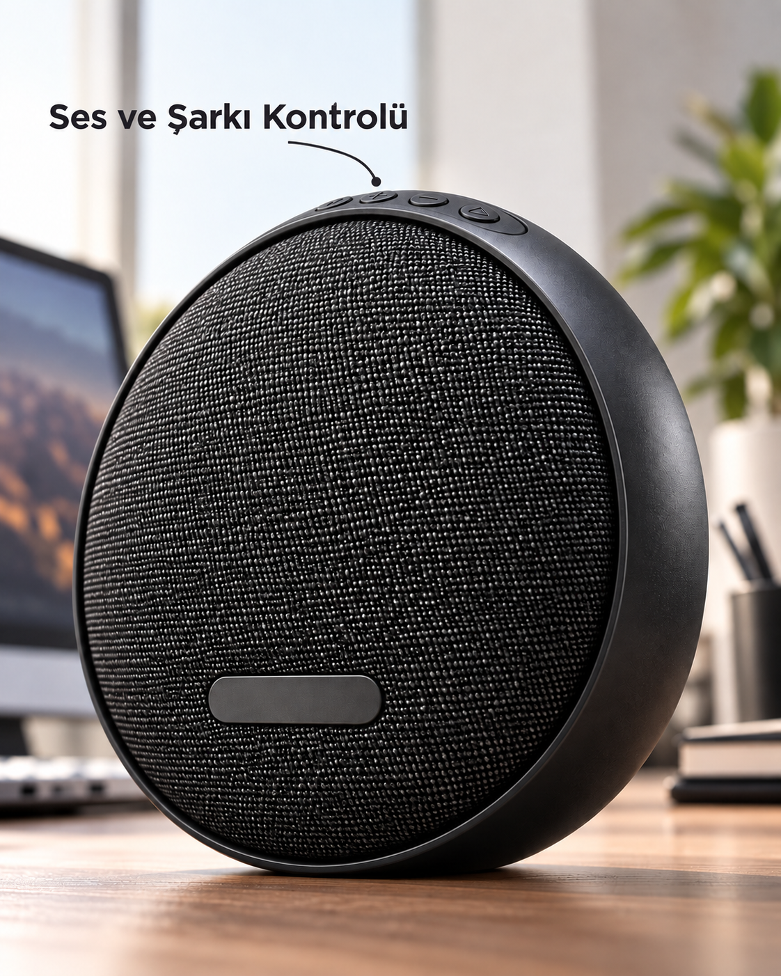 Tuş Kontrollü Bluetooth Hoparlör Dahili Batarya ve Çoklu Müzik Oynatma Seçenekleri - Lisinya