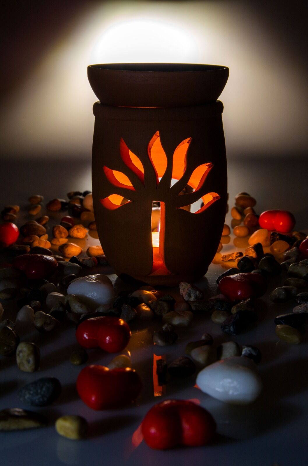 Hayat Ağacı El Yapımı Çömlek Buhurdanlık Tütsülük - Lisinya