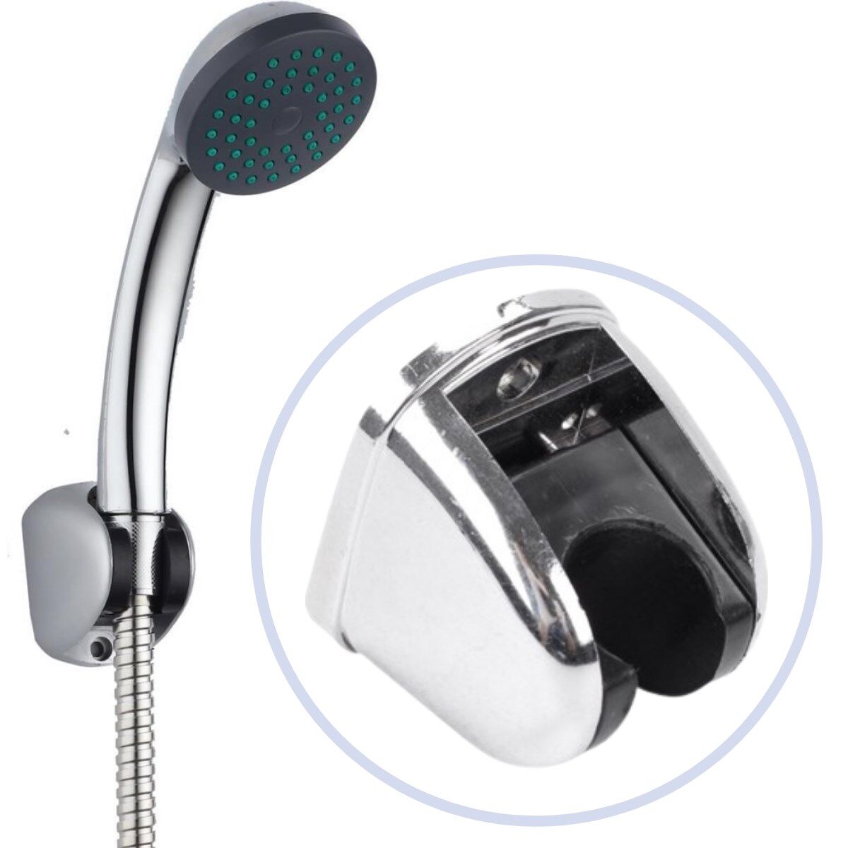 Kademeli Plastik Duş Başlığı Fiskiyesi Askısı Mafsalı Tutacağı - Lisinya Kademeli Plastik Duş Başlığı Fiskiyesi Askısı Mafsalı Tutacağı - Lisinya