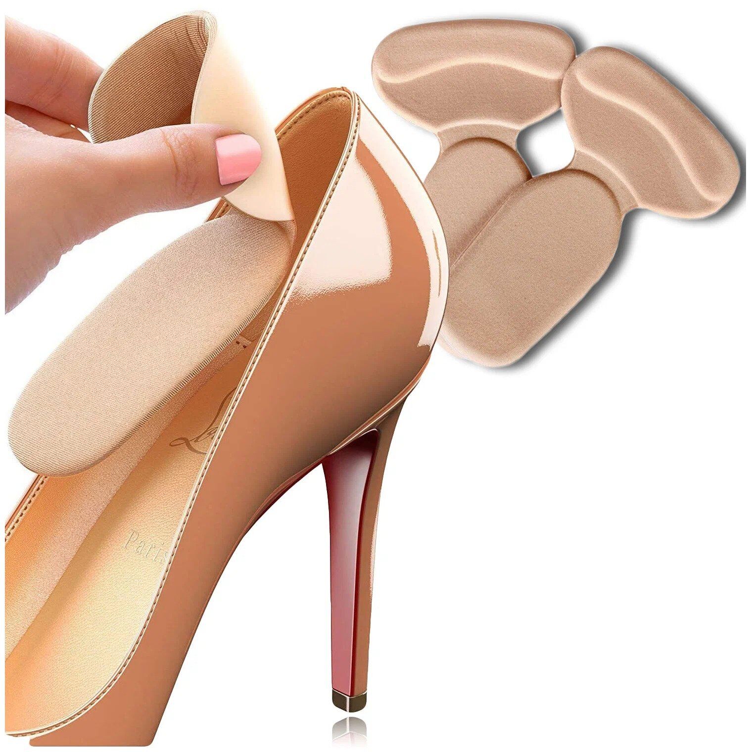 Topuk Destekli Ayakkabı Vurma Önleyici Ve Daraltma Pedi Foam Yastık - Lisinya Topuk Destekli Ayakkabı Vurma Önleyici Ve Daraltma Pedi Foam Yastık - Lisinya