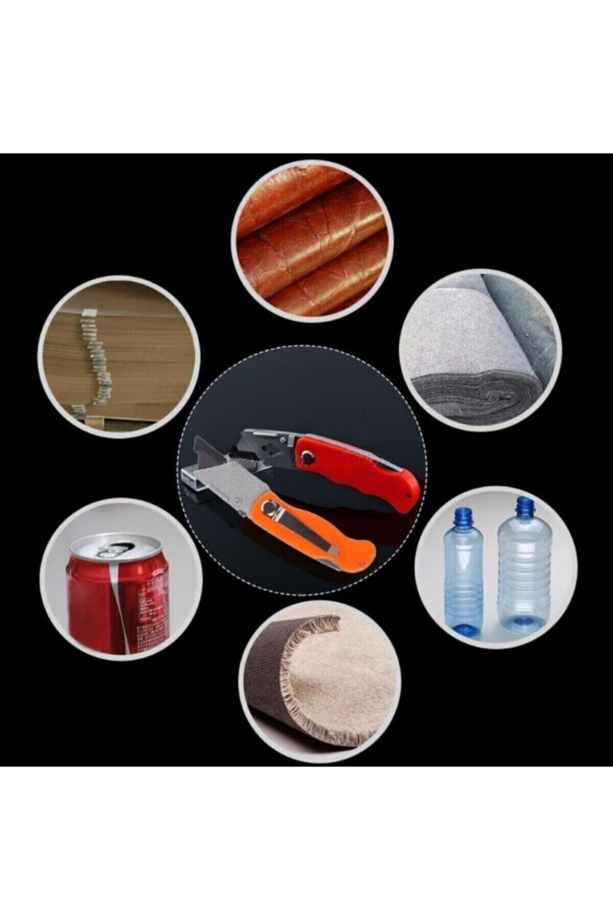 5 Bıçaklı Çok Amaçlı Katlanabilir Falçata Halı Alçıpan Falçatası - Lisinya