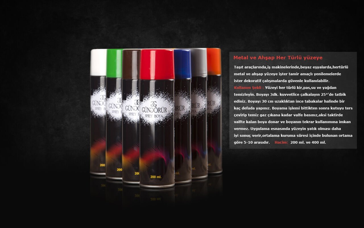 Sprey Boya 400 ML - Mavi - Lisinya